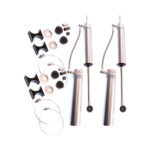 Bilstein 5165 Custom Fit Reservoir Shocks Set 2 of 33-186504 19.19" Extended, 11.77" Collapsed (#2x 25-177497)