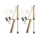 Bilstein 5165 Custom Fit Shocks Set 2 of 25-176223 22.40" Extended, 13.64" Collapsed (#25-176223)