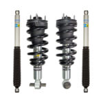 Bilstein 6112 0-1.85 Front Assembled Coilovers with Rear 5100 Shocks for 2014-2018 GMC Sierra 1500 2WD-4WD