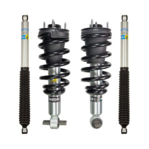 Bilstein 6112 0-1.85 Front Assembled Coilovers with Rear 5100 Shocks for 2014-2018 GMC Sierra 1500 2WD-4WD