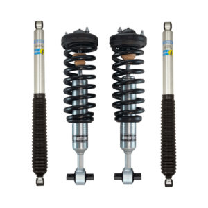 Bilstein 6112 0-2.5 Front Assembled Coilovers and 0-1 Rear Lift Shocks for 2021-2023 Ford F-150 4WD 3.5L or 2.7L