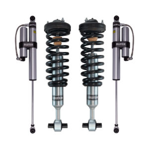 Bilstein 6112 0-2.5 Front Assembled Coilovers with B8 5160 0-2 Rear Lift Shocks for 2021-2023 Ford F-150 4WD 3.5L or 2.7L