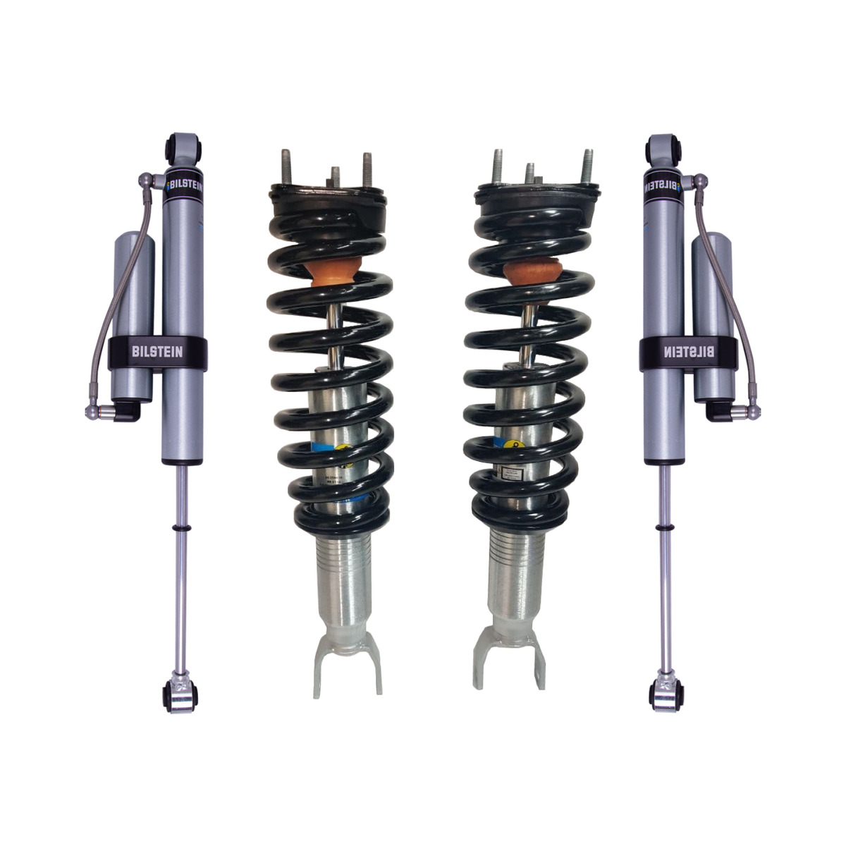 Bilstein 6112 0-2.75 Front Lift Assembled Coilovers and 5160 0-1 Rear Lift Shocks for 2011-2018 Ram 1500 4WD