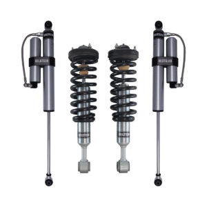 Bilstein 6112 0-2" Front Assembled Coilovers with 5160 Rear Reservoir Shocks for 2004-2008 Ford F-150 4WD
