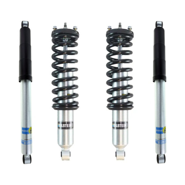 Bilstein 6112 0-2 Front Lift Assembled Coilovers and Bilstein B8 5100 Rear Shocks for 2004-2008 Ford F-150 2WD