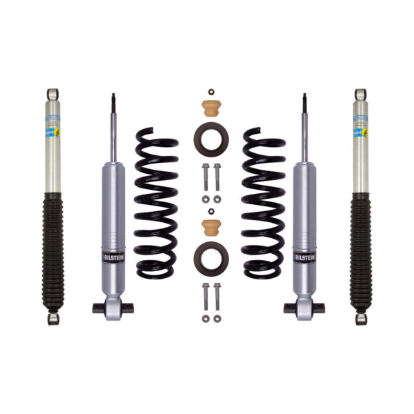 Bilstein 6112 0-2.5 Front Lift with Coils and B8 5100 0-1 Rear Lift Shocks for 2021-2023 Ford F-150 4WD 3.5L or 2.7