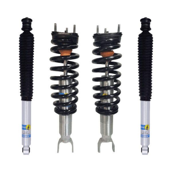 Bilstein 6112 0.6-2.6" Front Lift Assembled Coilovers with Rear 5100 Shocks for 2019-2023 Ram 1500 2WD/4WD