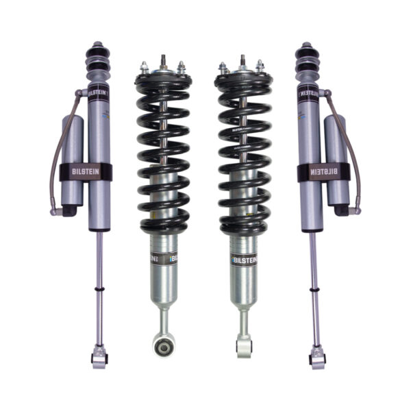 Bilstein 6112 0.75-2.5 Front Assembled Coilovers, 5160 Rear 0-1 Shocks for 2007-2021 Toyota Tundra