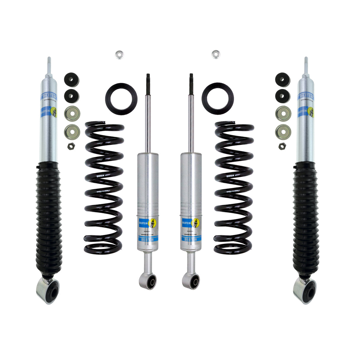 Bilstein 6112 0-2.5" Front 0-2" Rear Lift Kit Shocks, Coilovers for 2007-2009 Toyota FJ Cruiser 4WD