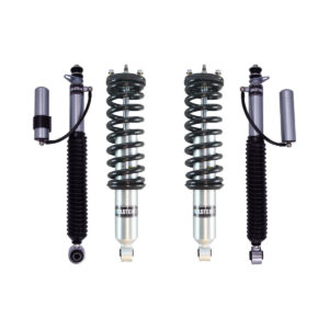 Bilstein 6112 0.9-2.4 Medium Duty(150-200lbs) Assembled Front Coilovers and B8 5160 0-2 Rear Lift Shocks for 2010-2014 Toyota FJ Cruiser