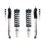 Bilstein 6112 .06-2.5 Front Assembled Coilovers and 5100 0-1 Rear Lift Shocks for 2005-2023 Toyota Tacoma
