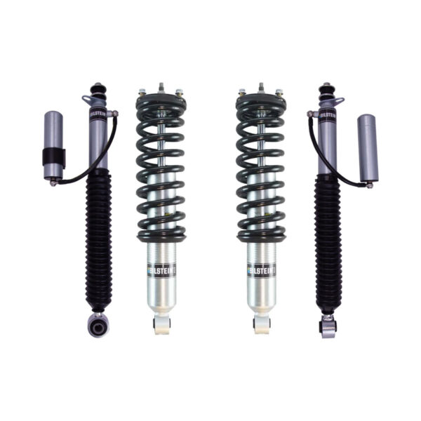 Bilstein 6112 1.5-2.6 Medium Duty(150-200lbs) Assembled Front Coilovers and B8 5160 0-2 Rear Lift Shocks for 2010-2024 Toyota 4Runner