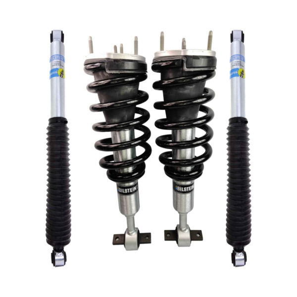 Bilstein 6112 0-1.85" Front Assembled Coilovers with Rear Shocks for 2014-2018 Chevy Silverado 1500 4WD