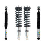Bilstein 6112 Assembled 1.3-2.9" Front Coilovers 0-1" Rear Lift Shocks Kit for 2001-2007 Toyota Sequoia 4WD