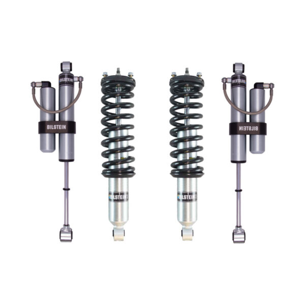 Bilstein 6112 Assembled 0-2.75 Front Lift Coilovers and B8 5160 Remote Reservoir 0-1 Rear Lift Shocks New Version for 2005-2021 Nissan Frontier 2WD-4WD