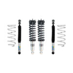 Bilstein 6112 Assembled 1.3-2.9 Front Coilovers with Eibach Pro Lift Rear 1 Coil Springs and 0-1 Rear Lift Shocks Kit for 2001-2007 Toyota Sequoia 4WD