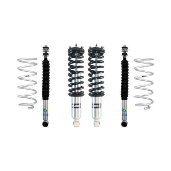 Bilstein 6112 Assembled 1.3-2.9 Front Coilovers with Eibach Pro Lift Rear 1 Coil Springs and 0-1 Rear Lift Shocks Kit for 2001-2007 Toyota Sequoia 4WD