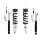 Bilstein 6112 Assembled 1.9-3.4" Front and 5160 0-2" Rear Lift Shocks for 07-09 Toyota FJ Cruiser 4WD