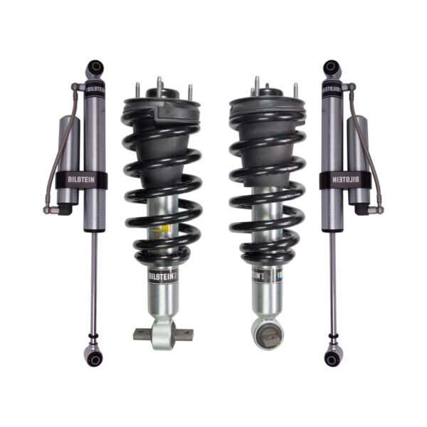 Bilstein 6112 Assembled Front 0-1.85 Lift Coilovers and Rear 5160 Shocks for 2014-2018 GMC Sierra 1500 2WD-4WD