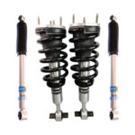 Bilstein 6112 Assembled Front 1.1-2.75 Lift Coilovers and 5100 0-1 Rear Lift Shocks for 2007-2014 Chevrolet Tahoe 1500 2WD-4WD