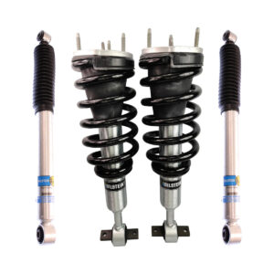 Bilstein 6112 Assembled Front 1.1-2.75 Lift Coilovers and 5100 0-1 Rear Lift Shocks for 2007-2014 Chevrolet Tahoe 1500 2WD-4WD
