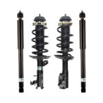 Bilstein B4 OE Replacement Front Assembled Coilovers and Rear Shocks for 2009-2013 Honda Fit