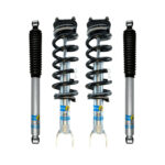 Bilstein B8 5100 0-2" Front Lift Adjustable Coilovers with OE Replacement Coils and Rear Shocks for 2006-2008 Dodge Ram 1500 4WD