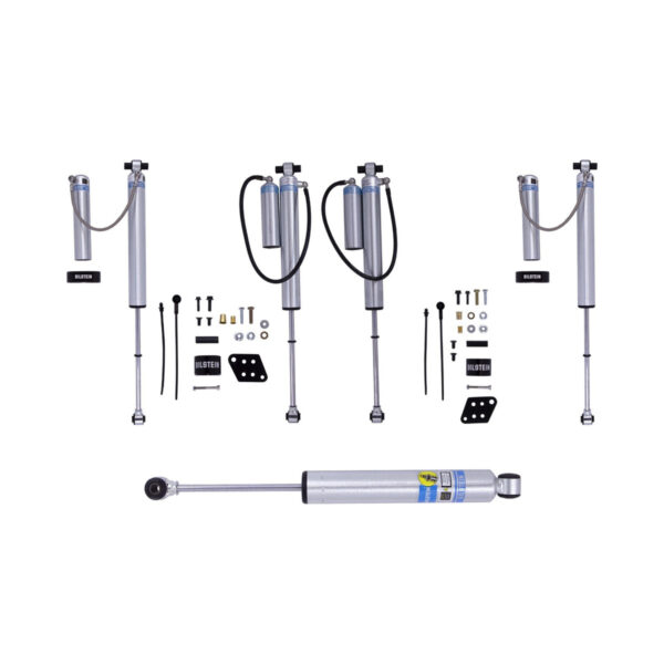 Bilstein B8 5160 Remote Reservoir 2-3" Front, Rear Lift Shocks w/ Stabilizer for 2018-2021 Jeep Wrangler JL