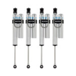 Bilstein B8 5160 Remote Reservoir 3-4.5" Front, 1.5-2.5" Rear Lift Shocks for 2020-2021 Jeep Gladiator JT