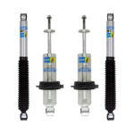 Bilstein B8 6100 0-2" Front, B8 5100 0-2" Rear Lift Shocks for 2016-2021 Nissan Titan XD 4WD