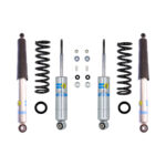 Bilstein B8 6112 0-2.75" Front, 0-1" Rear Lift Shocks, Coils Kit for 2005-2021 Nissan Frontier 2WD/4WD