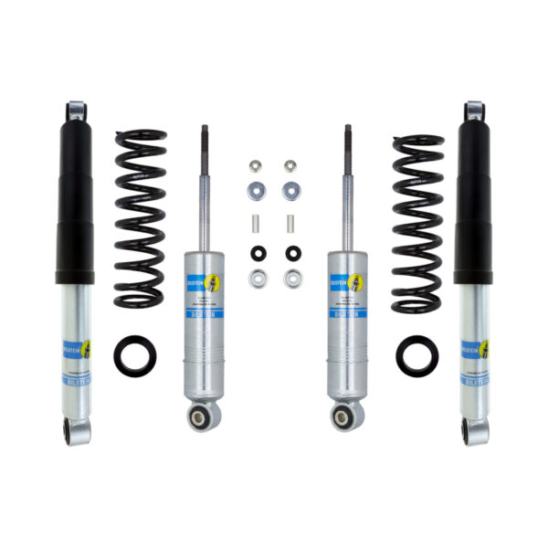Bilstein B8 6112 0-1.6" Front, 0-1" Rear Lift Shocks, Coils Kit for 2005-2015 Nissan Xterra 4WD
