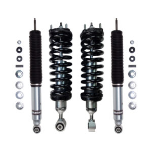 Bilstein B8 6112 2.1-3.1 Front Lift Assembled Coilovers with B8 6100 0-1 Rear Lift Shocks for 2022-2025 Toyota Tundra
