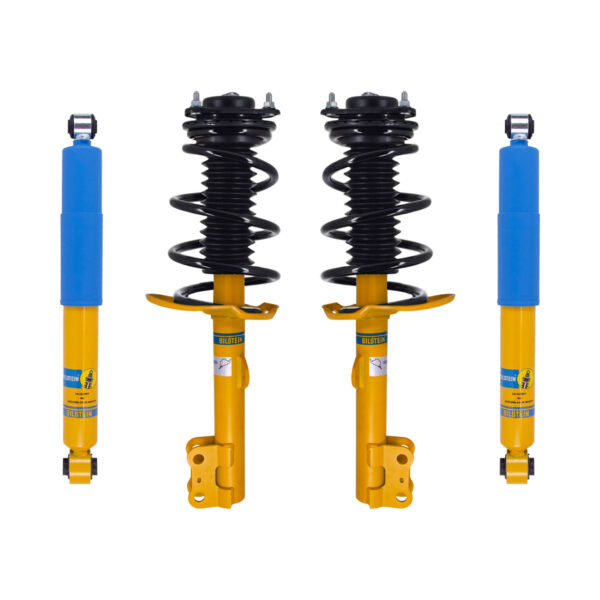 Bilstein Front B6 Performance Front Assembled Coilovers and B6 4600 Rear Shocks for 2014-2019 Toyota Highlander