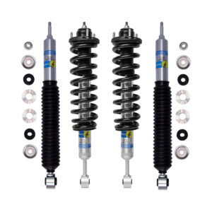 Bilstein-OME 2.5 Front Lift 5100 Assembled Coilovers and B8 5100 0-2 Rear Lift Shocks for 2010-2021 Lexus GX460 2WD-4WD