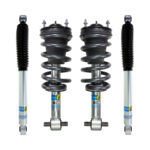 Bilstein 5100 4-6 Front Lift Assembled Coilovers with OE Replacement coils and RCD-Bilstein 5100 2-4 Rear Lift Shocks for 2014-2018 Chevy-GMC Silverado-Sierra 1500