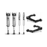 Cognito 1 Inch Performance Ball Joint Leveling Kit With Fox PS Coilover 2.0 IFP For 19-20 Silverado/Sierra 1500 At4 Silverado 1500 Trail Boss 4WD