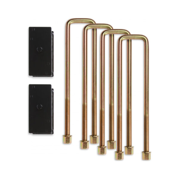 Cognito 2.0 Inch Block 12.0 Inch U Bolt Kit Cast/Tapered 99-18 Silverado/Sierra 1500-2500HD 01-13 GM 2500 SUVS