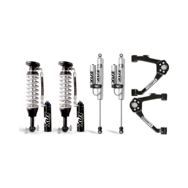 Cognito 3" Elite Leveling Kit with Fox FSRR Shocks for 07-18 Silverado/Sierra 1500 2WD/4WD With OEM Cast Steel Control Arms