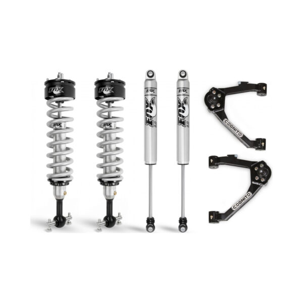 Cognito 3-Inch Performance Leveling Kit With Fox 2.0 IFP Shocks For 07-18 Silverado/ Sierra 1500 2WD/4WD With OEM Cast Steel Control Arms