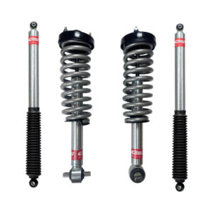 Eibach Stage 1 Assembled 2.7 Front Lift Coilovers and 0-1.5 Rear Lift Shocks for 2015-2020 Ford F-150 Super Crew 4WD
