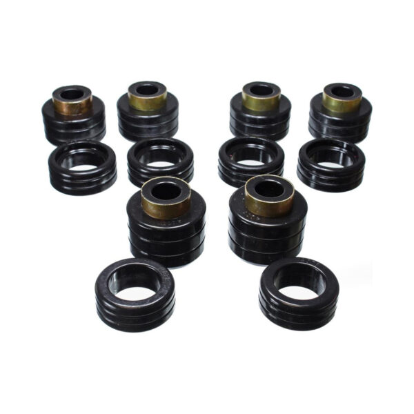 Energy Suspension Body Mount Bushings Black for 1988-2000 GMC C3500 3.4123G