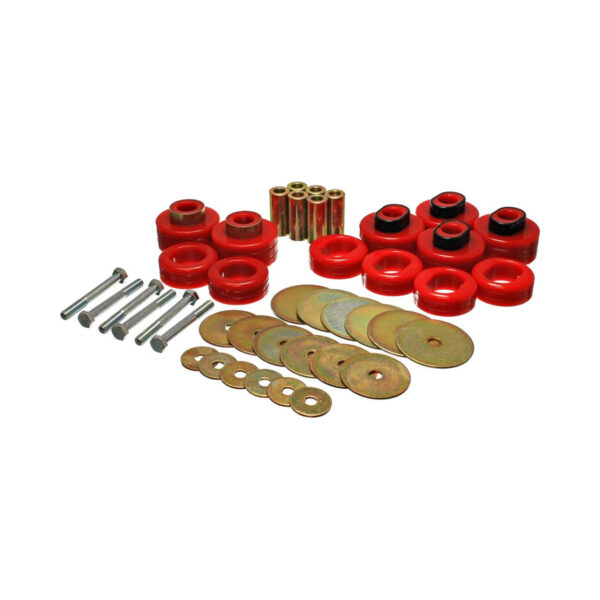 Energy Suspension Body Mount Bushings Red for 2003-2005 Dodge Ram 2500 4WD 5.4116R