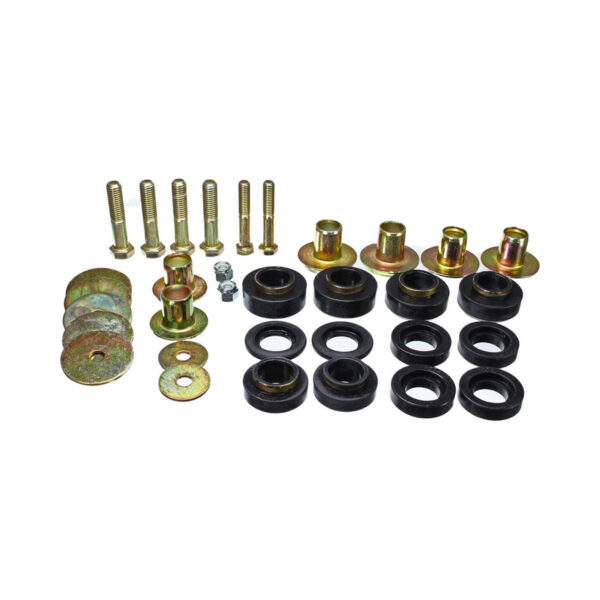 Energy Suspension Body Mount Bushings Black for 1976-1981 Pontiac Firebird 3.4144G