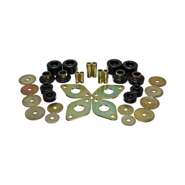 Energy Suspension Body Mount Bushings Black for 2001-2004 Toyota Tacoma 8.4107G