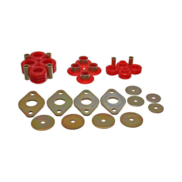 Energy Suspension Body Mount Bushings Red for 1989-1995 Toyota Pickup 4WD 8.4103R