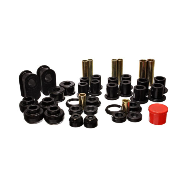 Energy Suspension Suspension Bushing Kit Black for 1992-1998 Ford E-350 Econoline 4.18116G