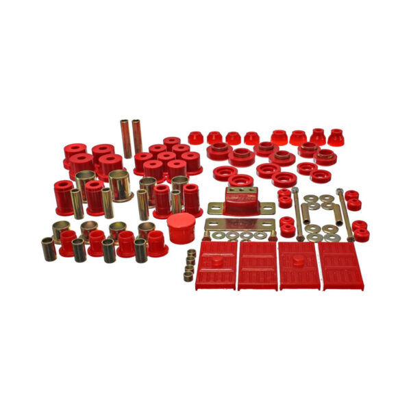 Energy Suspension Suspension Bushing Kit Red for 1968-1968 Chevrolet Chevy II 3.18119R