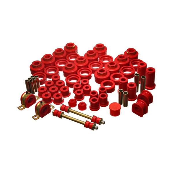 Energy Suspension Suspension Bushing Kit Red for 1992-1997 GMC K1500 Suburban 3.18127R