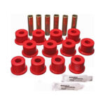 Energy Suspension Rear Leaf Spring Bushing Red for 1992-1999 Chevrolet C1500 Suburban 3.2128R